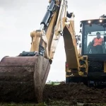 Ekskavatorinis krautuvas CAT 434F2 nuotrauka