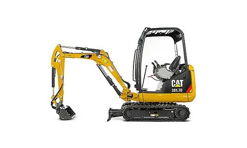 Mini ekskavatorius CAT 301.7D nuoma Vilniuje