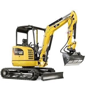Mini ekskavatorius CAT 302.7 nuoma Vilniuje