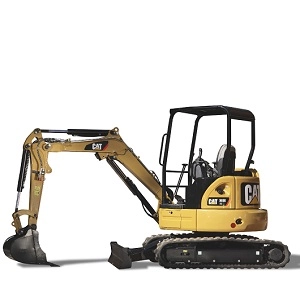Mini ekskavatorius CAT 303ECR nuoma Vilniuje