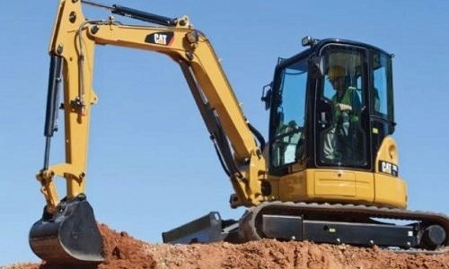 Mini ekskavatorius CAT 305 nuoma Vilniuje