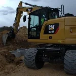 Ratinis ekskavatorius CAT M315F nuotrauka