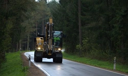 Ratinis ekskavatorius CAT M315F nuoma Vilniuje