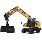 Ratinis ekskavatorius CAT M318F nuotrauka