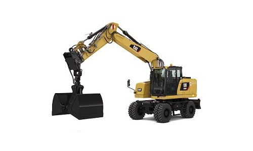 Ratinis ekskavatorius CAT M318F nuoma Vilniuje