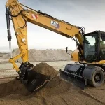 Ratinis ekskavatorius CAT M318F nuotrauka