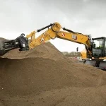 Ratinis ekskavatorius CAT M318F nuotrauka