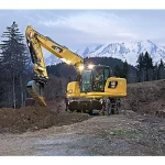 Ratinis ekskavatorius CAT M318F nuotrauka
