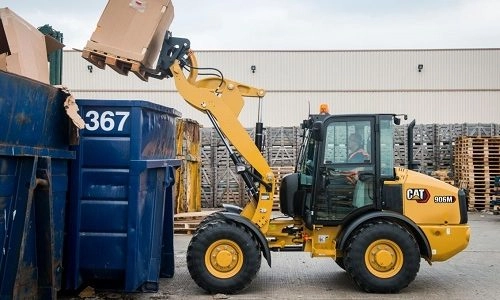 Ratinis krautuvas CAT 906 nuoma Vilniuje