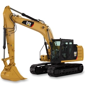 Vikšrinis ekskavatorius CAT 318 F L nuoma Vilniuje