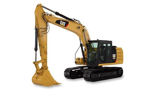 Vikšrinis ekskavatorius CAT 318 F L nuoma Vilniuje