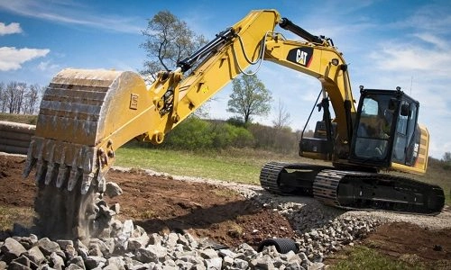 Vikšrinis ekskavatorius CAT 318 F L nuoma Vilniuje