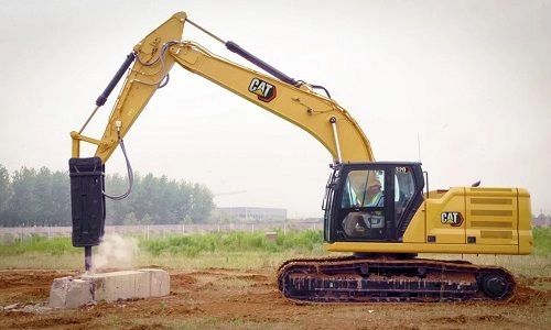 Vikšrinis ekskavatorius CAT 320 nuoma Vilniuje