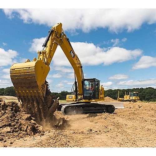 Vikšrinis ekskavatorius CAT 320 nuoma Vilniuje