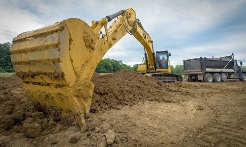 Vikšrinis ekskavatorius CAT 330FL nuoma Vilniuje