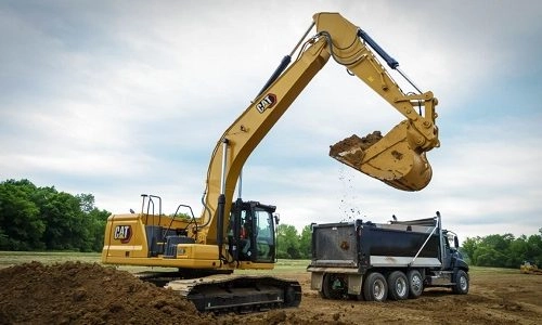 Vikšrinis ekskavatorius CAT 330FL nuoma Vilniuje